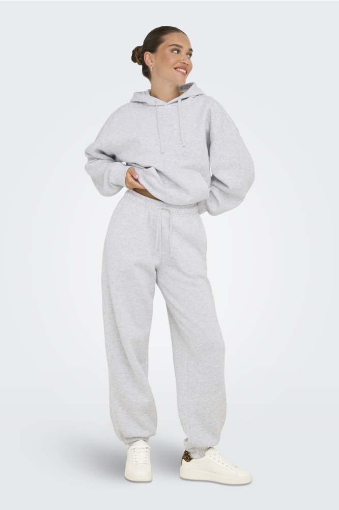 ONLBEST LIFE CUFF PANT SWT NOOS 15357504 LIGHT GREY MELANGE